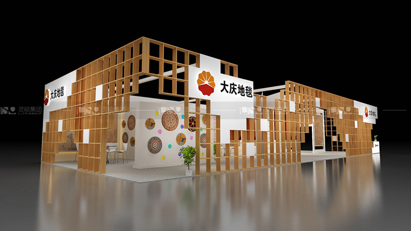 大慶滿馥締-地面材料展臺(tái)設(shè)計(jì)案例