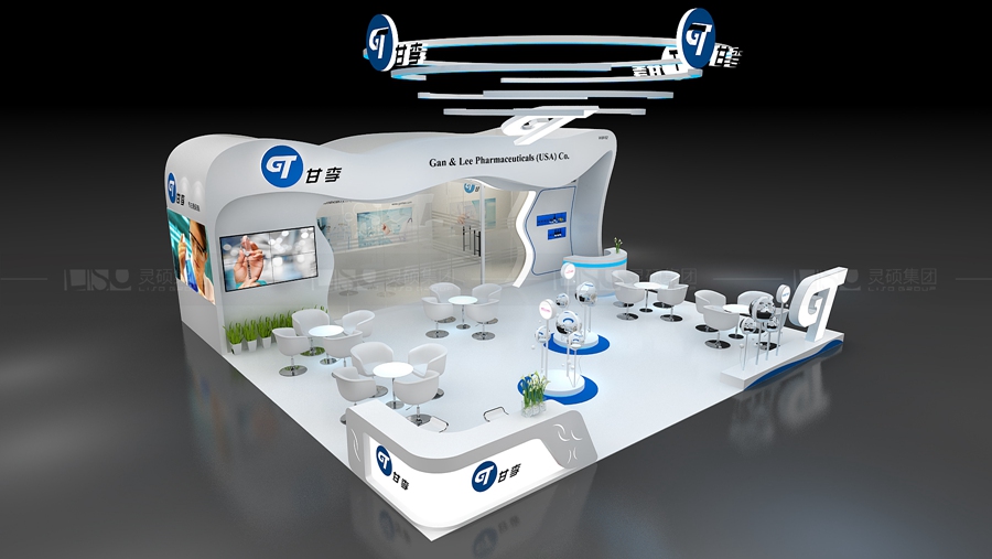 甘李藥業(yè)-CPHI制藥展臺(tái)設(shè)計(jì)案例