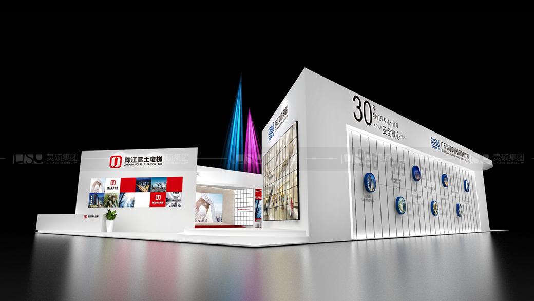 中富-電梯展展臺(tái)設(shè)計(jì)案例