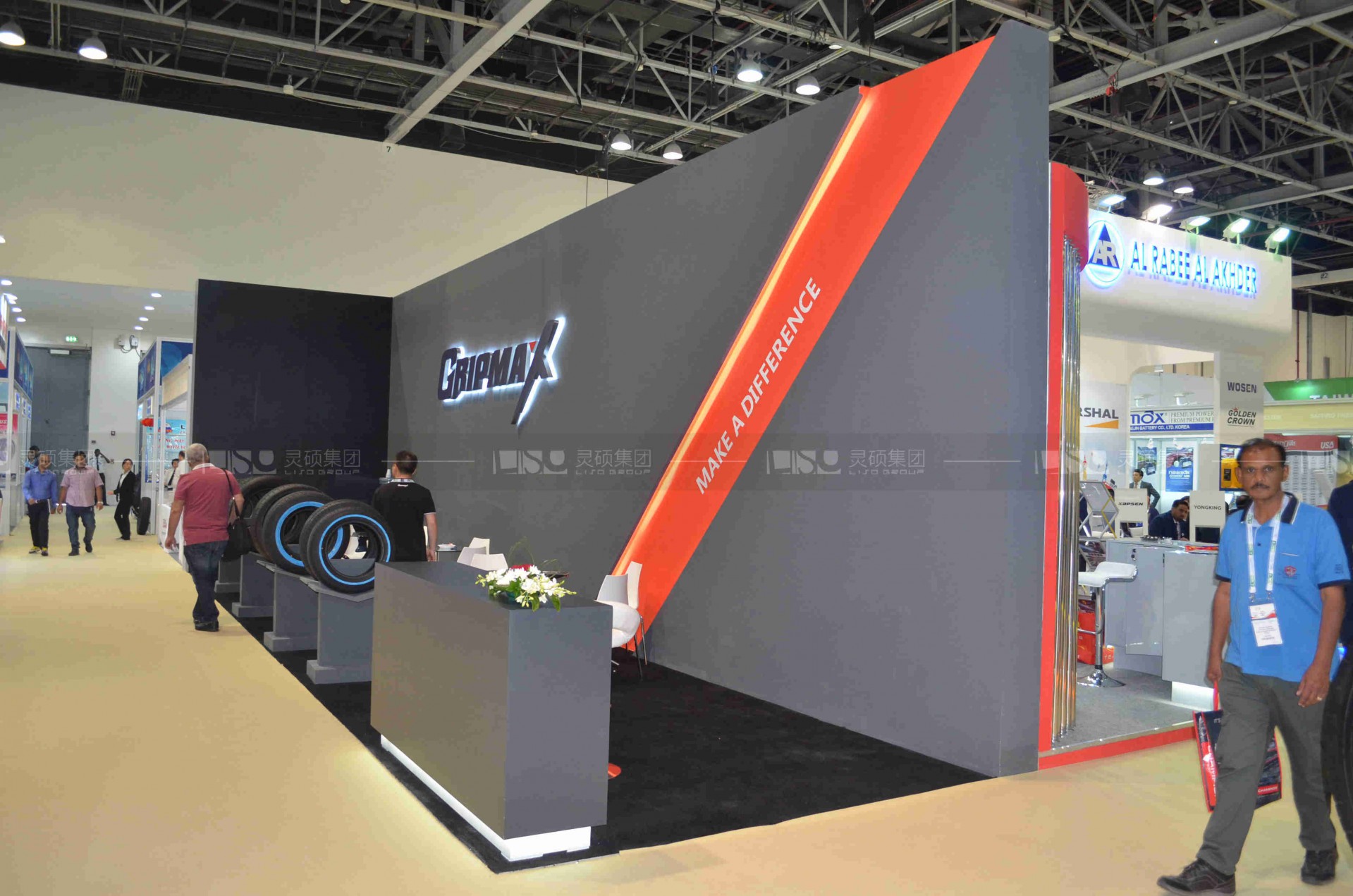 國(guó)外展臺(tái)設(shè)計(jì)搭建-格力普