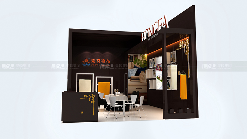 宏發(fā)-酒店用品展臺(tái)設(shè)計(jì)案例