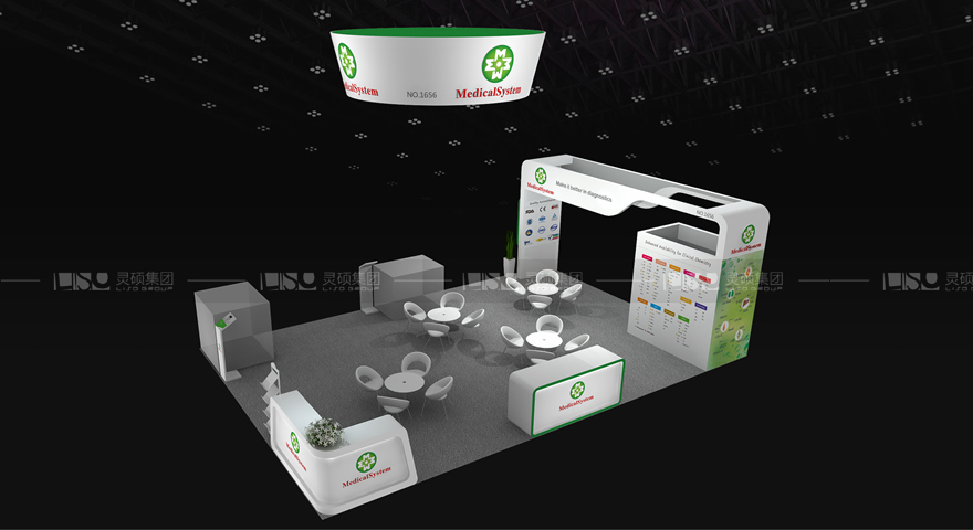國外展臺設(shè)計搭建-美康生物