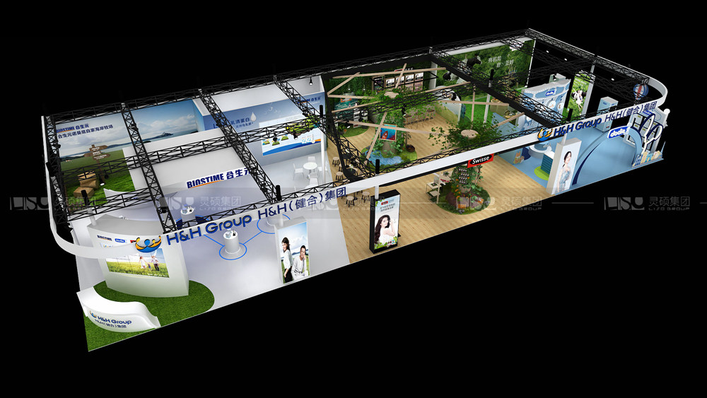 合生元-孕嬰童展臺設(shè)計案例