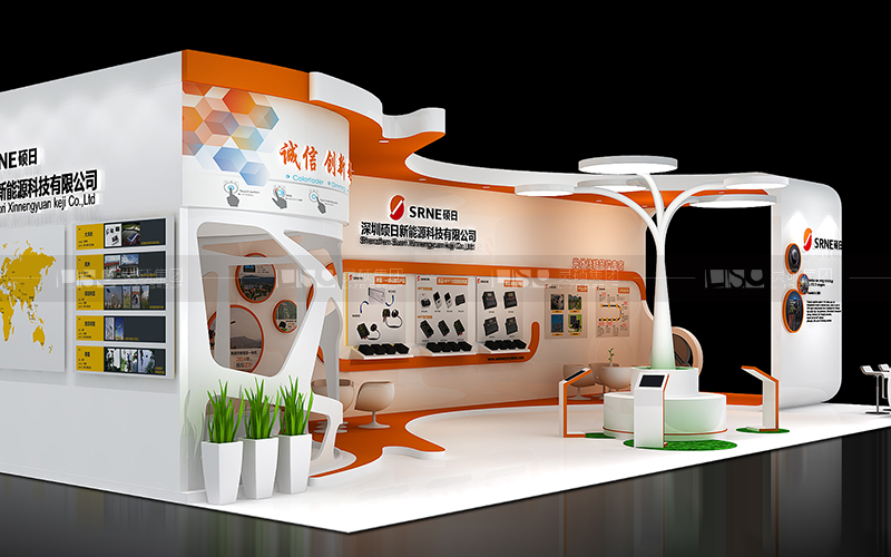 朔日-光伏展臺設(shè)計搭建案例