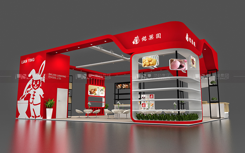 聯(lián)盈-焙烤展臺設計搭建案例