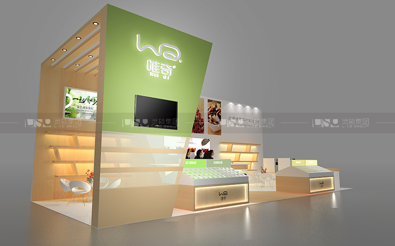 唯奇-焙烤展臺設(shè)計搭建案例