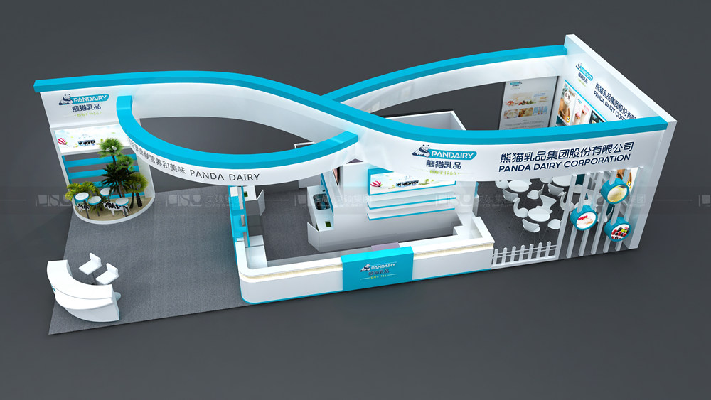 熊貓-酒店用品展臺設計搭建案例