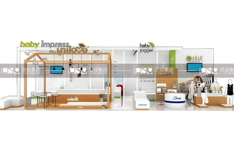 杭州翔贊-美容展展臺(tái)設(shè)計(jì)搭建案例