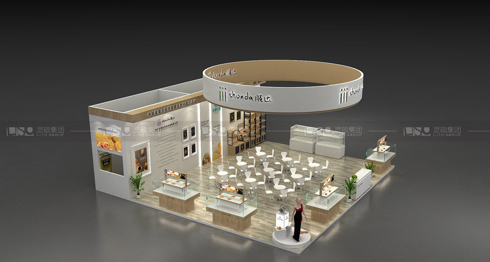 順達(dá)-焙烤展展臺(tái)設(shè)計(jì)案例