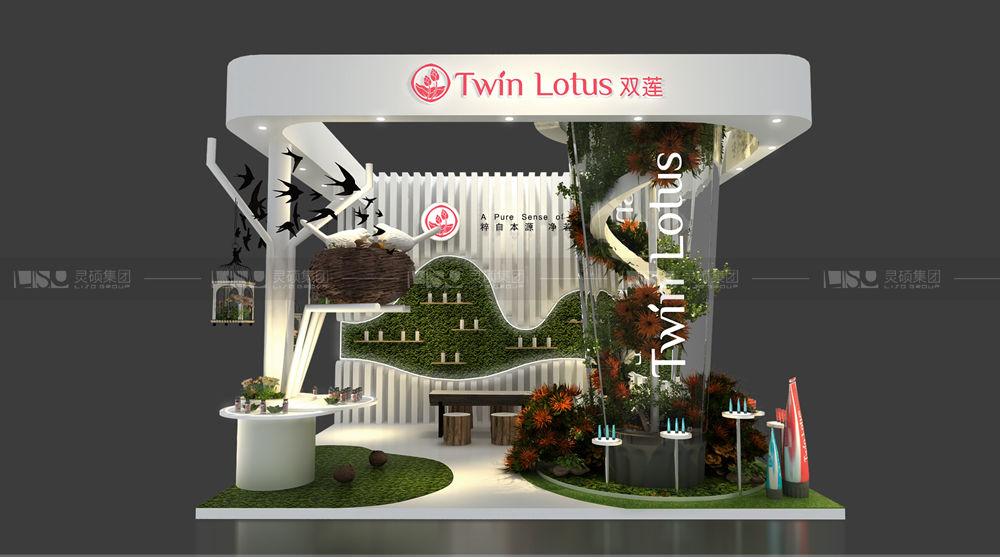 泰蓮-美容展展臺設(shè)計案例