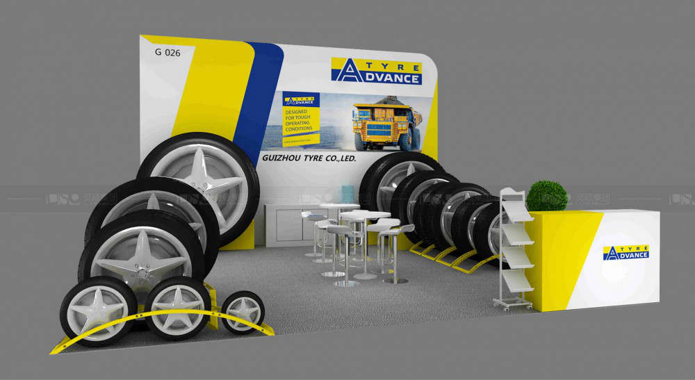 國外展臺(tái)設(shè)計(jì)搭建-泰昊輪胎