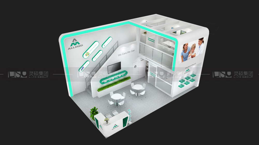 國外展臺設計搭建-奧美醫(yī)療