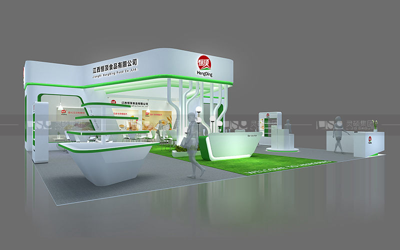 恒頂-食品添加劑展臺設(shè)計搭建案例