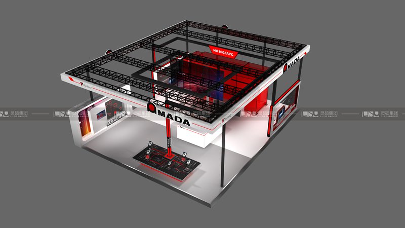 Amada-2019年上海展會(huì)展臺(tái)設(shè)計(jì)案例