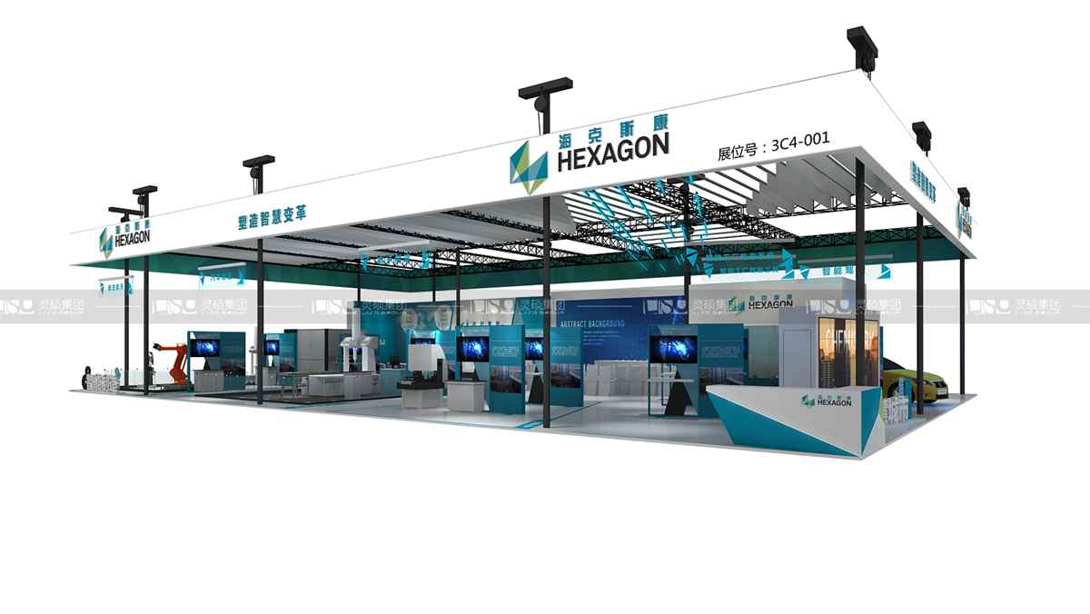 ?？怂箍?2019年上海展會展臺設(shè)計案例