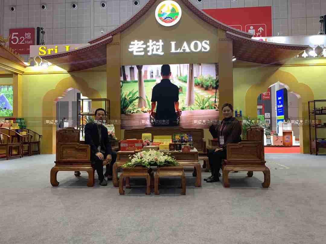 老撾-2019年上海展會展臺設計案例