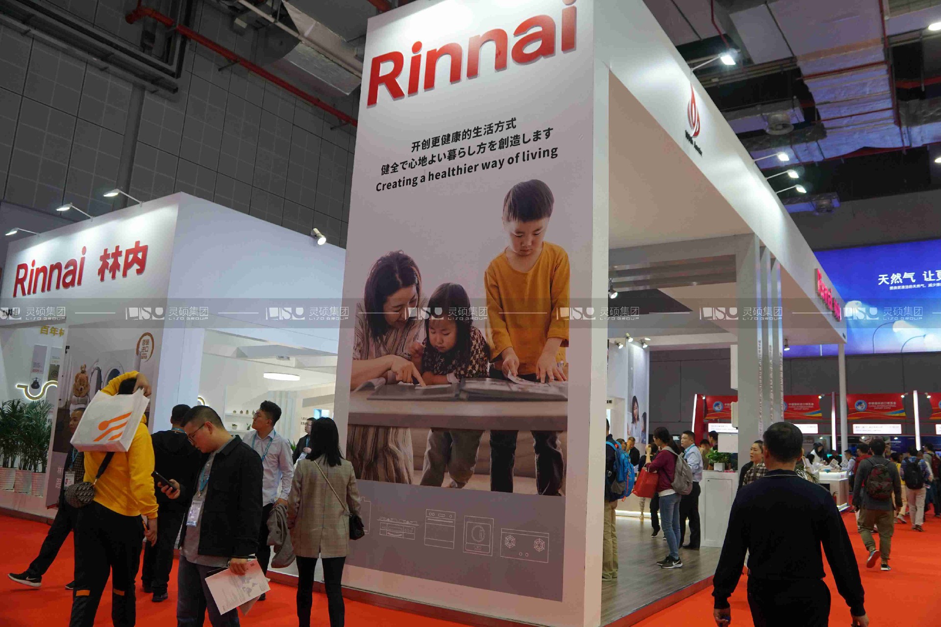 林內(nèi)-2019年上海展會展臺設(shè)計案例