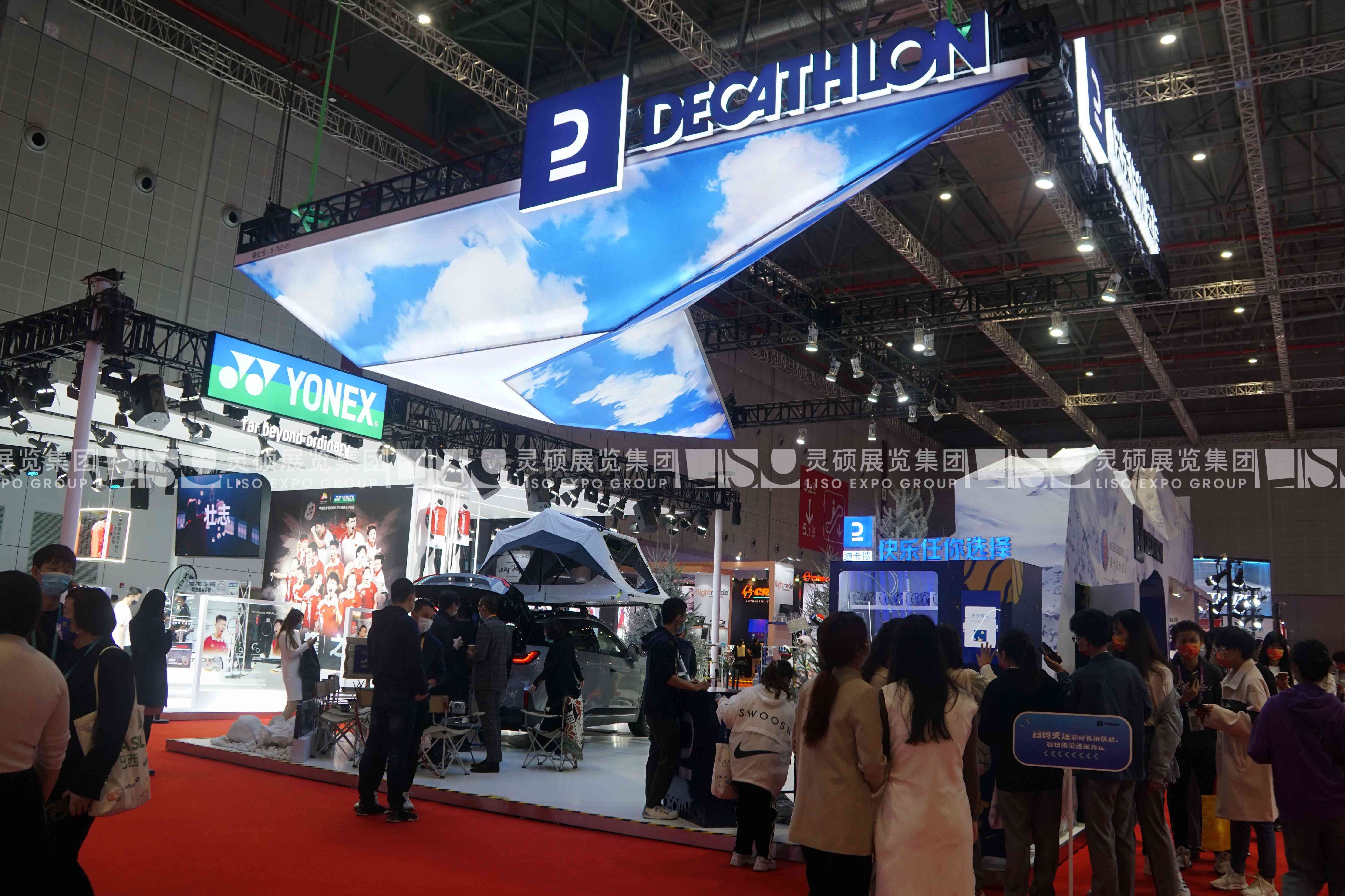 迪卡儂-上海展會展臺設(shè)計案例