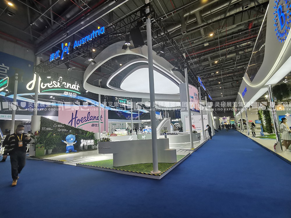 上海展會展臺設計搭建案例-澳優(yōu)乳業(yè)