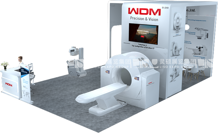 國外展臺設(shè)計(jì)搭建-萬東