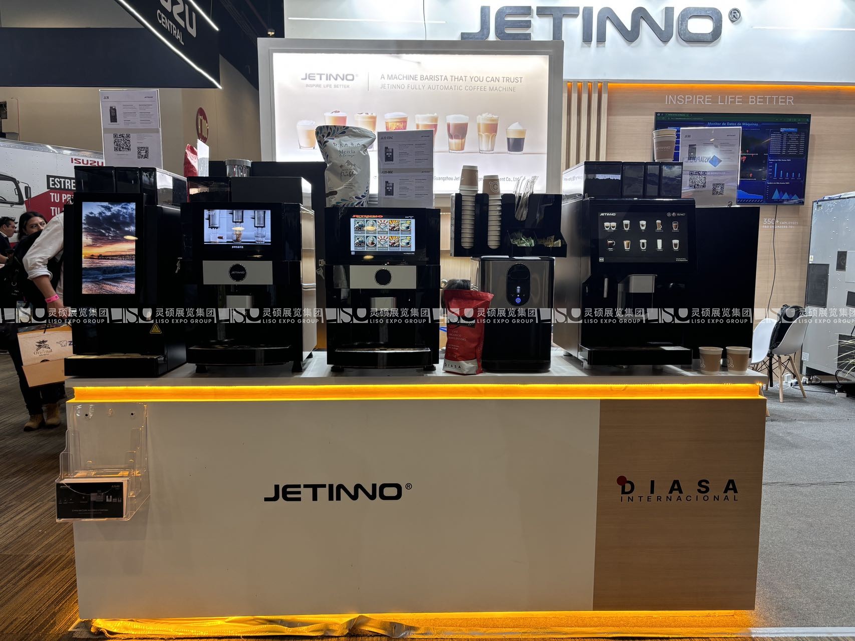 墨西哥咖啡展覽會展臺設(shè)計搭建案例-技諾