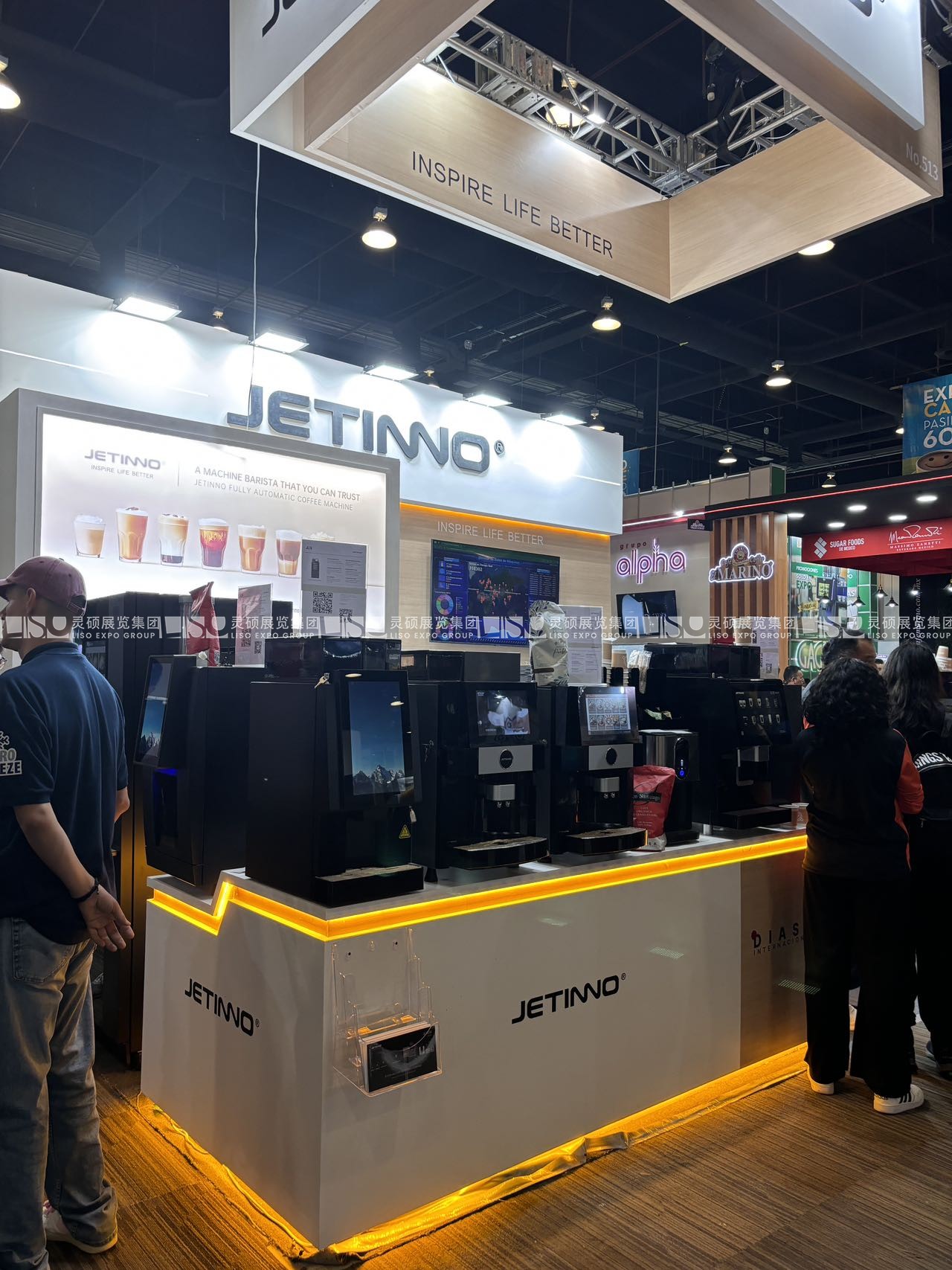 墨西哥咖啡展覽會展臺設(shè)計搭建案例-技諾