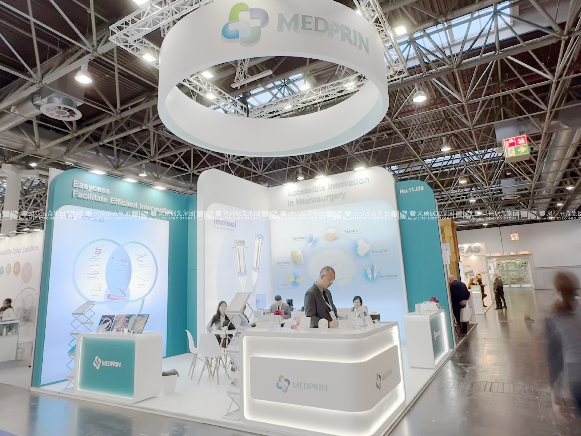 德國杜塞爾多夫醫(yī)療設(shè)備展覽會medica展臺設(shè)計搭建-邁普