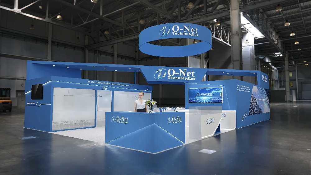 美國展臺設(shè)計搭建（光纖通訊展）