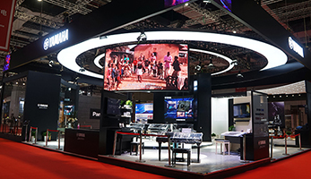 雅馬哈-上海展會展臺設(shè)計搭建案例