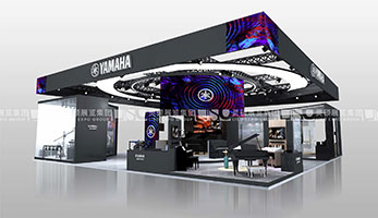 雅馬哈-上海展會展臺設(shè)計搭建案例